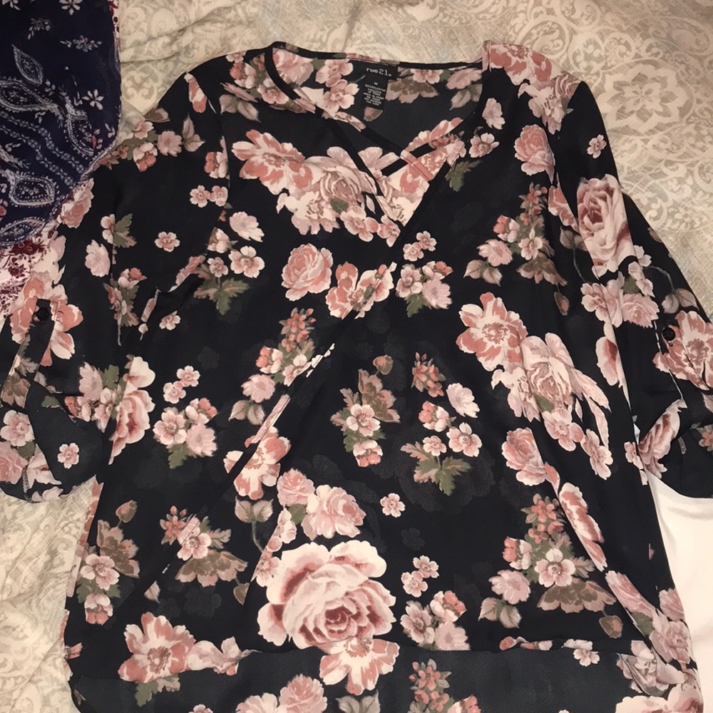 Flowery Blouse